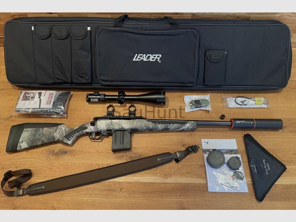 Savage Impulse Predator 20" Lauf Paket mit DDOptics Glas, Schalldämpfer uvm	 Der Geradezugrepetierer im Zukunftskaliber 6,5mm Creedmoor