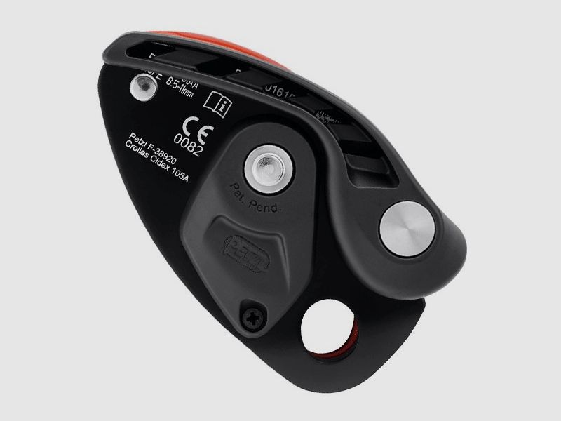 PETZL NEOX LIGHT GRAY | Abseilgerät Sicherungsgerät Klettern, Bild 2 von 6