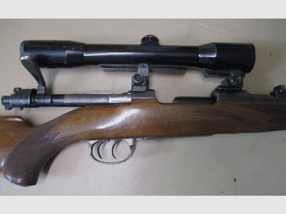 Repeater rifle Mauser M98 8x57JS with Hensoldt 1.5-6x36 without proof 98