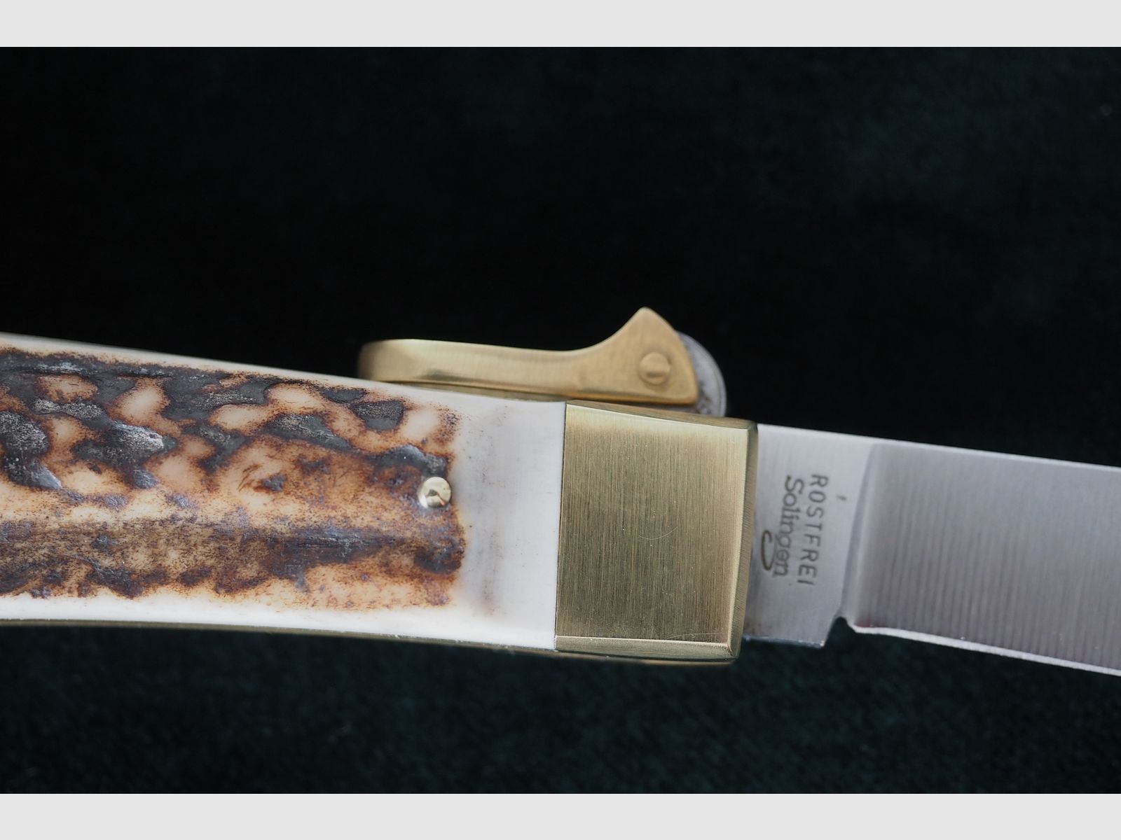 Otter Jagdtaschenmesser neu unbenutzt, Hochwertiges Qualitätsmesser mit interessanter Entriegelung