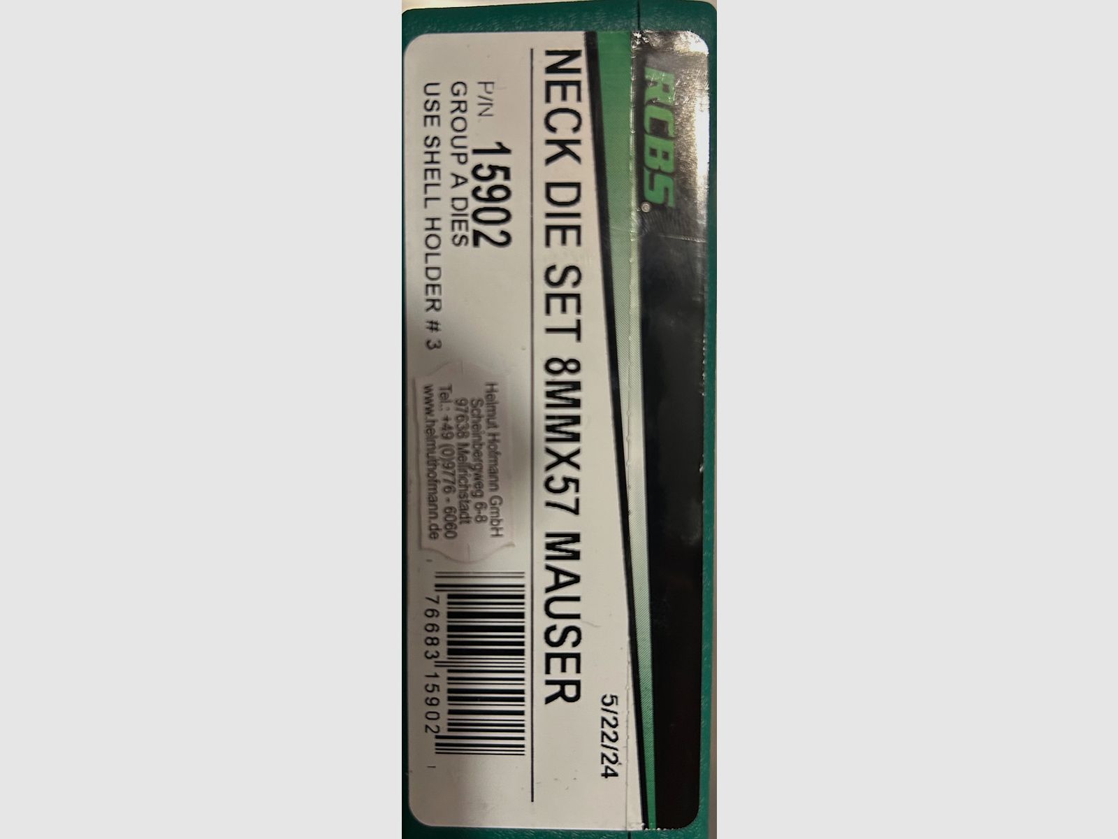 Neuer und OVP RCBS Matritzensatz 8x57IS