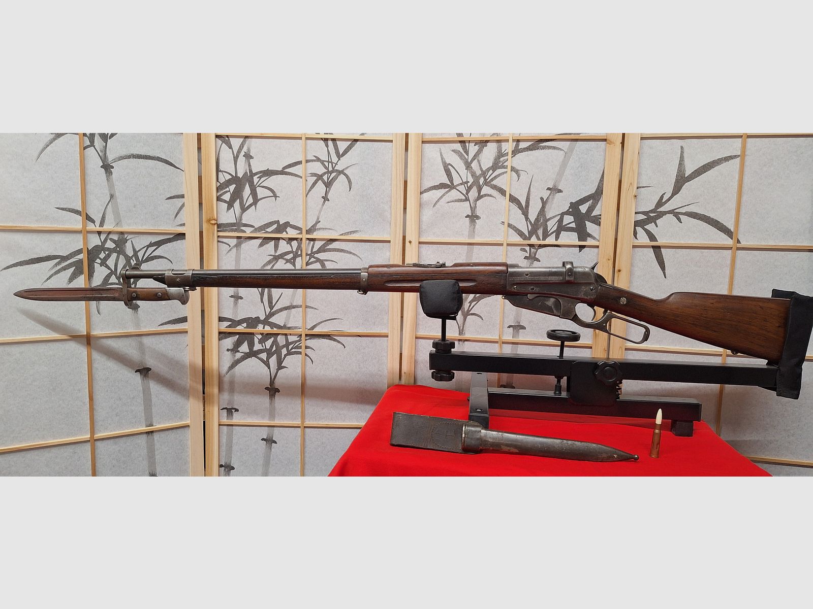 Winchester 1895 Russia contract / contract 7.62x54R with short bayonet M1895 / M95