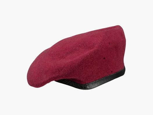 Bundeswehr Original BW Barett bordeaux gebraucht