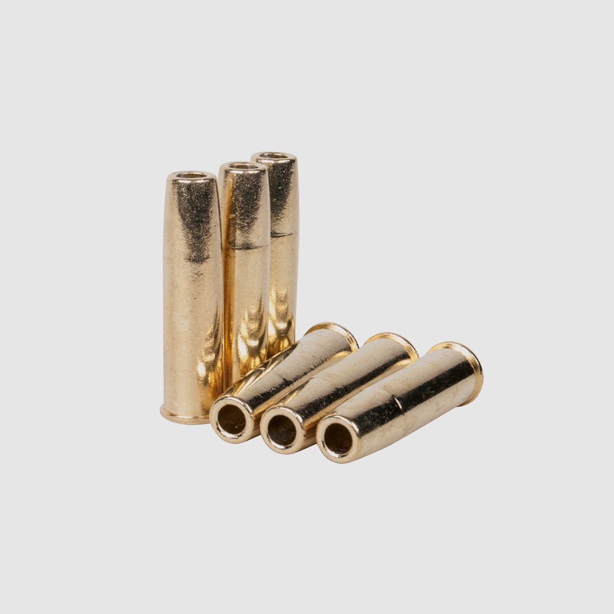 Schofield Revolver & Barra 1866 Hülsen 6 Stück 4,5mm - Druckluft Co2