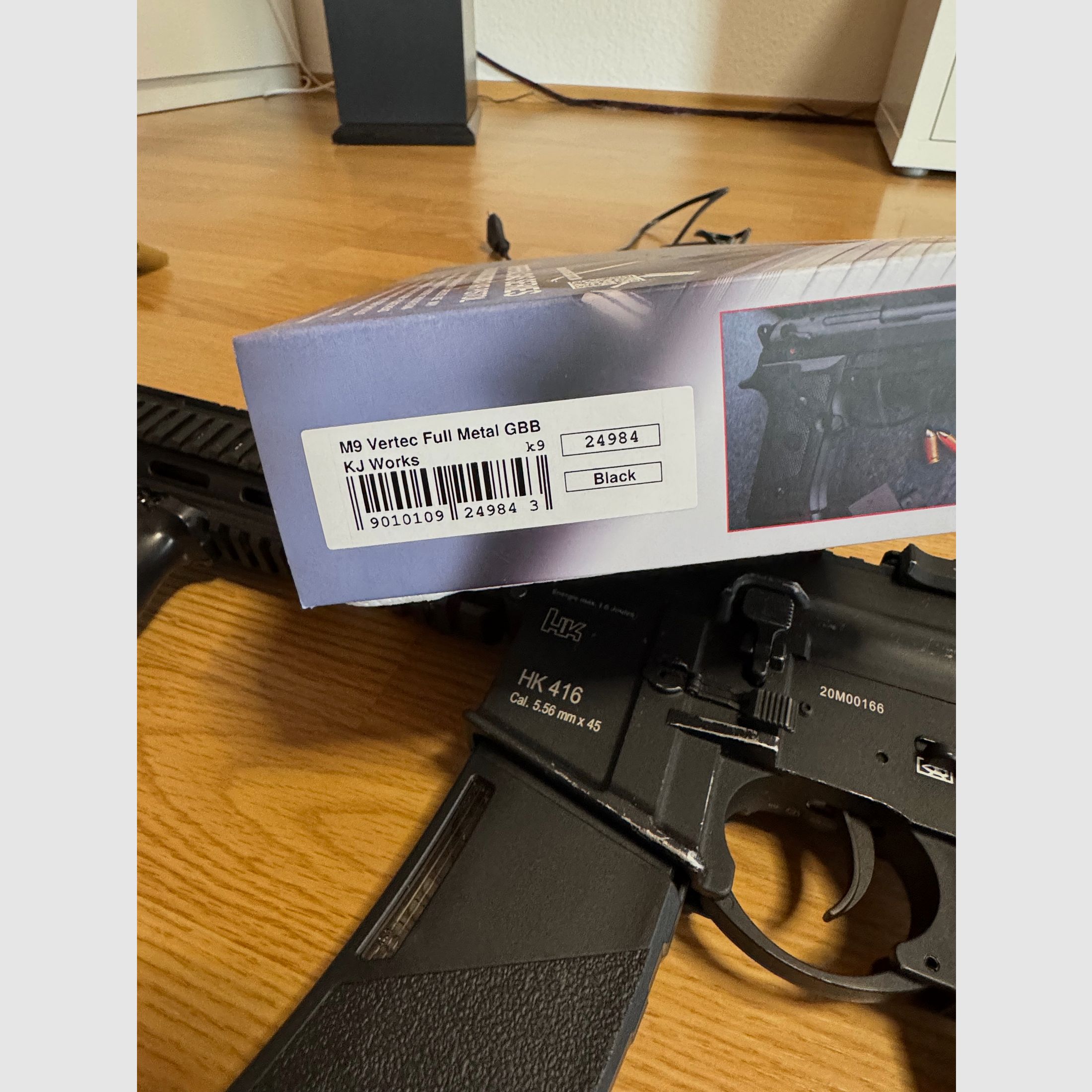 HK416 S-AEG FULLL METALL Umarex & Beretta M9 Greengas Full Metall 