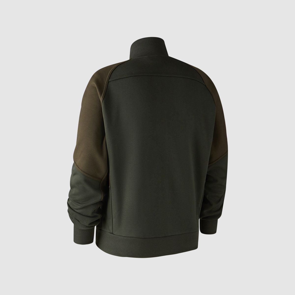 DEERHUNTER Rogaland Sweatshirt mit Rippstrickkragen Adventure Green