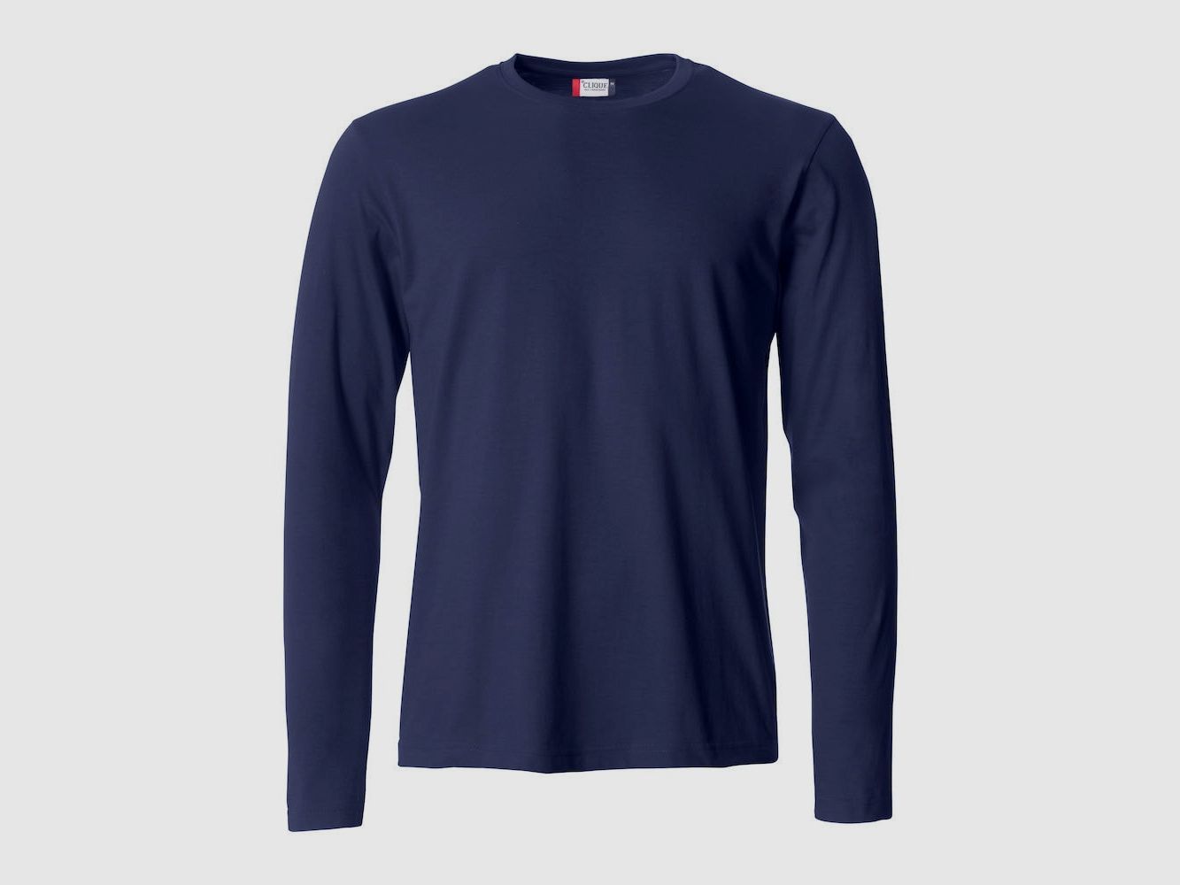 Clique Langarmshirt Herren Marineblau - 3XL