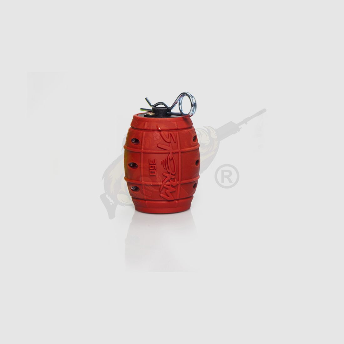 Storm Grenade 360 Impact Red - Airsoft Granate mit Aufschlagzünder