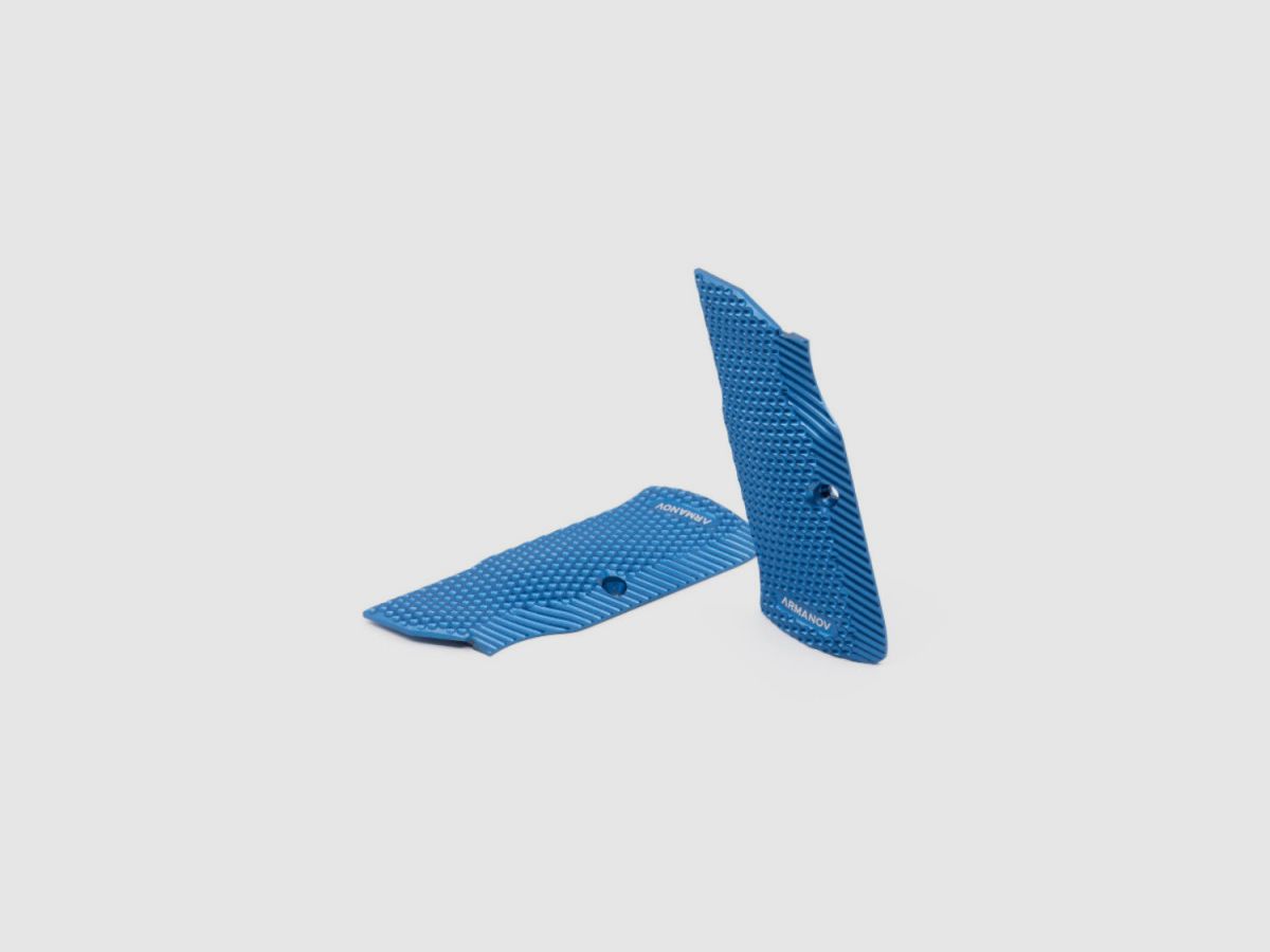 Armanov PGKMRSP SpidErgo Gen2 Pistol Grips for KMR L-02 Spectra, L-02 Umbra, Color: Silver, image 1 sur 3