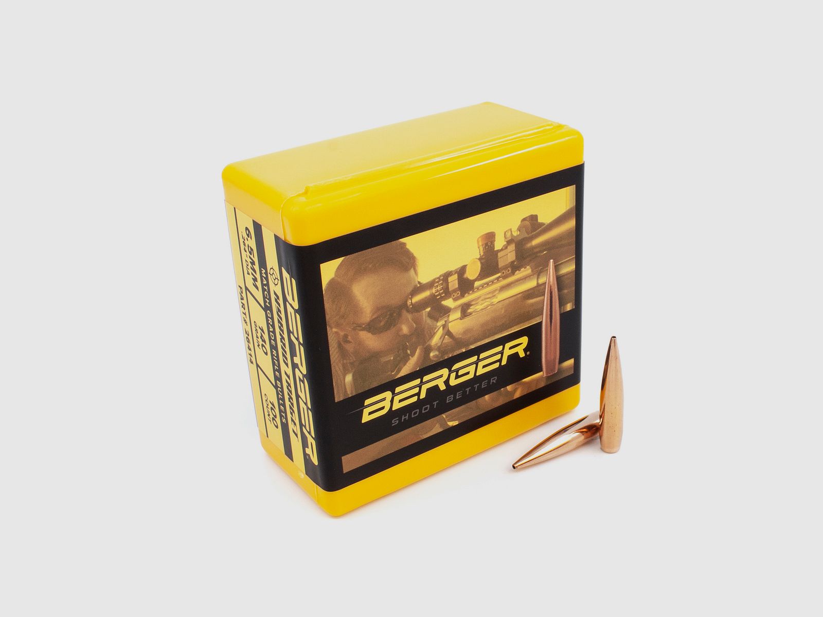 Berger Geschoss 6,5mm/.264 Hybrid Target 140GR 500 Stück