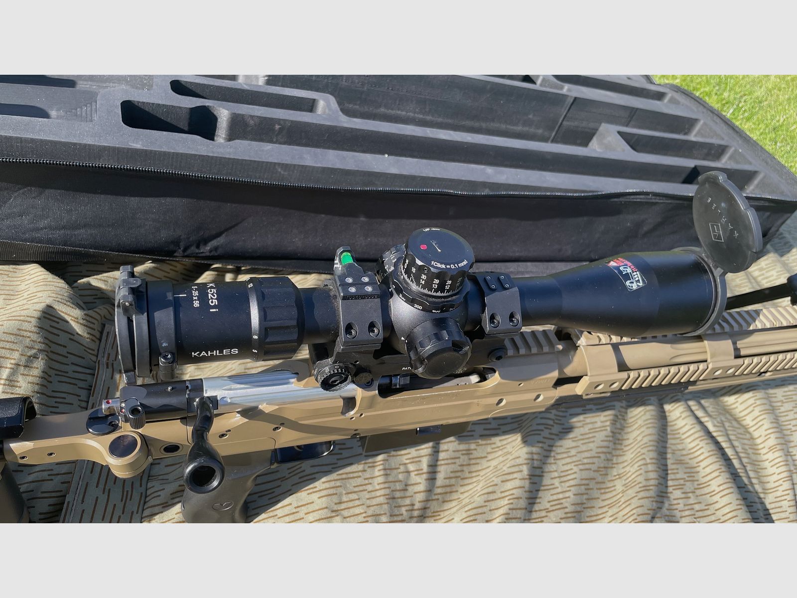 Longrange Voere M2 in .300 Win Mag with Kahles K525i 5-25x56 SKMR 3 ccw left Eratac mount and Fortmeier bipod