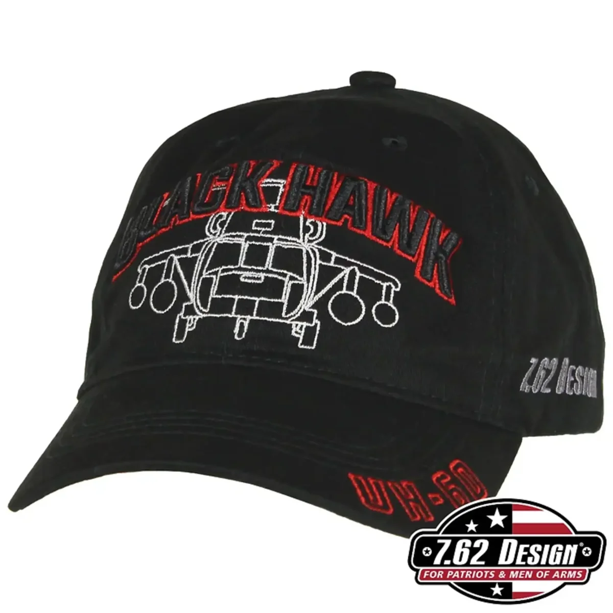 7.62 Black Hawk Twill Design Cap schwarz