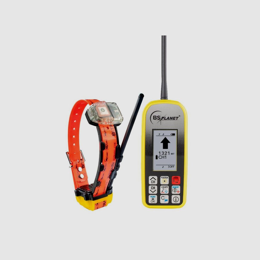 Collier GPS pour chiens de chasse MITO 5300 + Télécommande de localisation BS103 Legend BITRABI COMBI