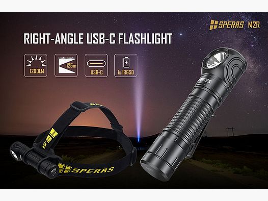 Speras M2R – 1200 Lumen – 125m Reichweite