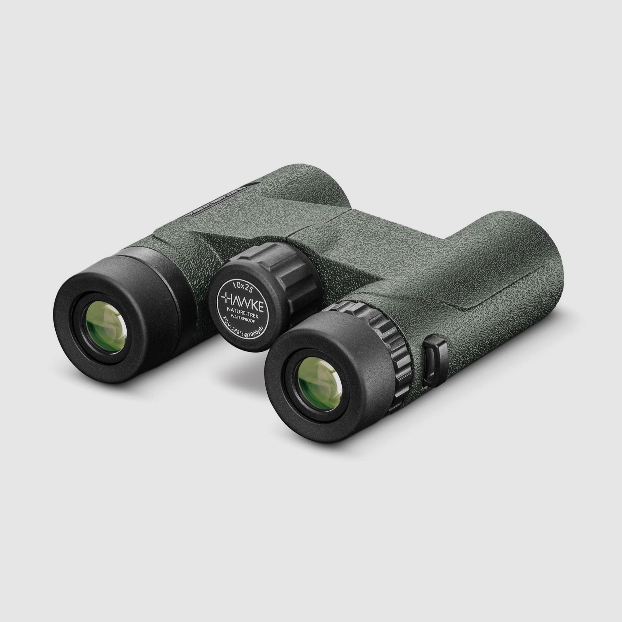 HAWKE 35053 Nature-Trek Fernglas 10x25 FMC Wasserdicht 96 Meter Sehfeld