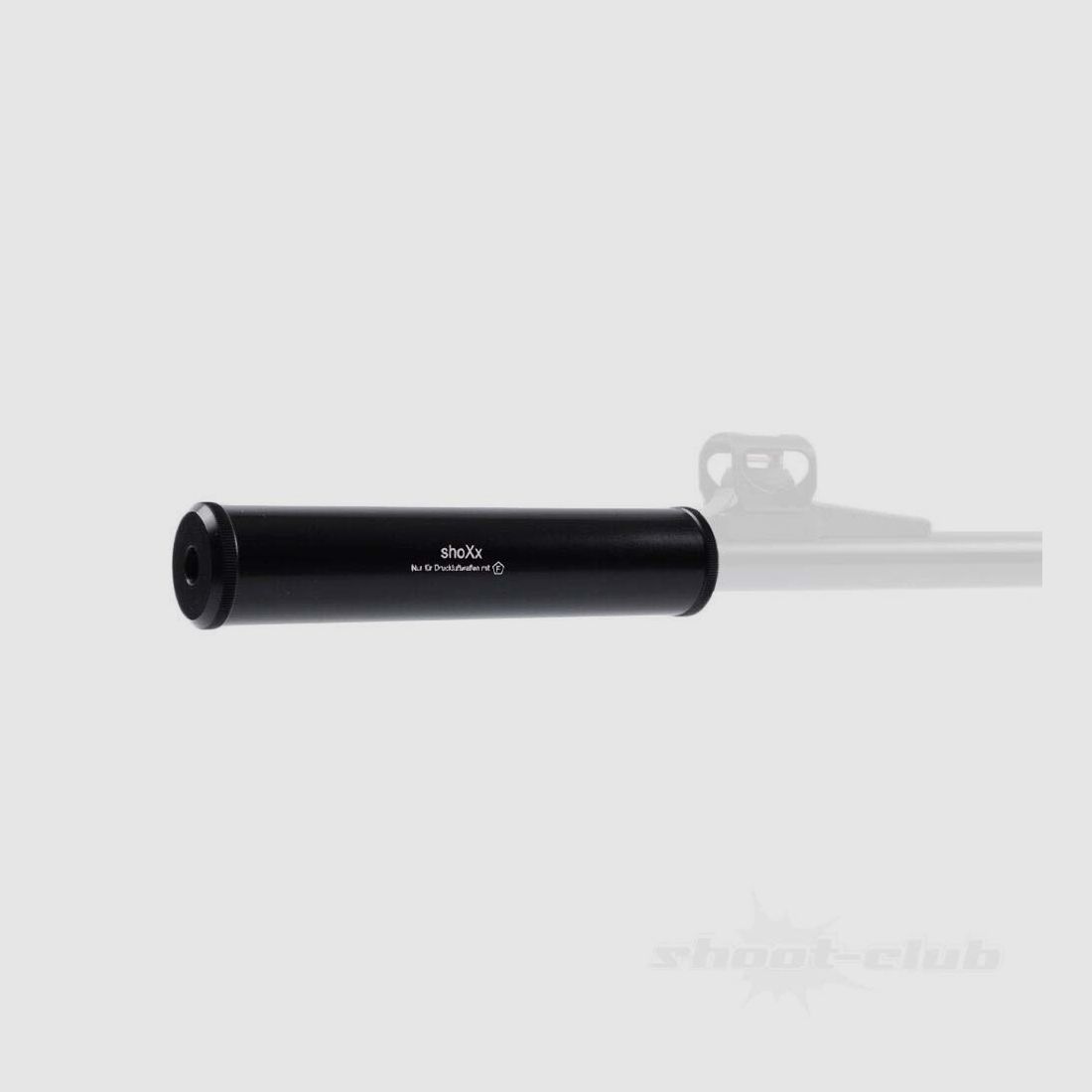 shoXx Schalldämpfer Luftgewehr/Co2 4,5mm & 5,5mm, 1/2-20 UNF