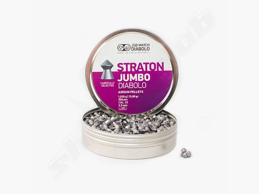 JSB Straton Jumbo Spitzkopf 5,5mm / 1,030 g / 500 Stk