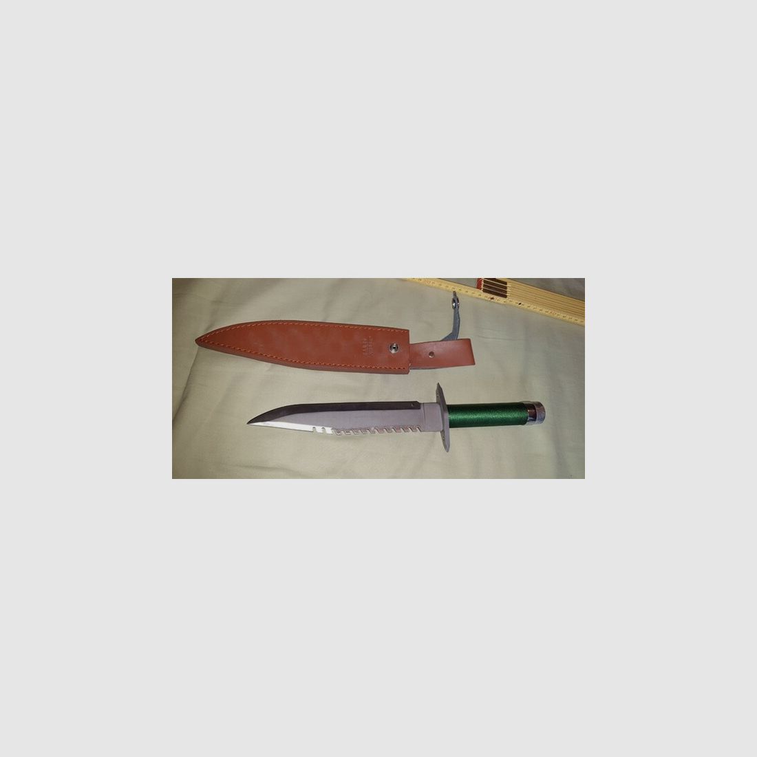 Rambo 1 I Filmmesser Messer Bowie Knife Machete Jagdmesser Outdoor mit Scheide