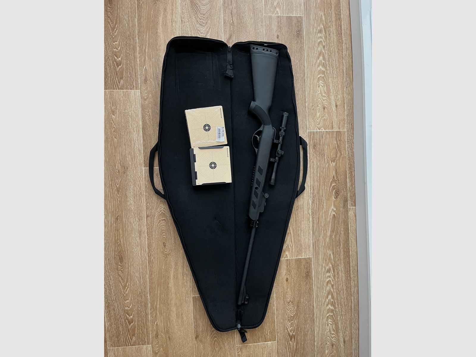 Air rifle SSG AN500 4.5 mm + scope + bipod + bag + pellets