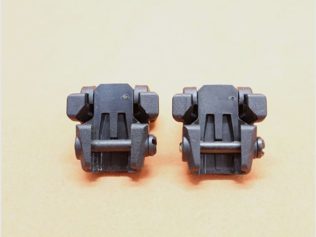 Magpul Magpul MBUS Flip-Up Front and Rear Sight SET Handguard Mount Polymer Black Flip sight and flip post