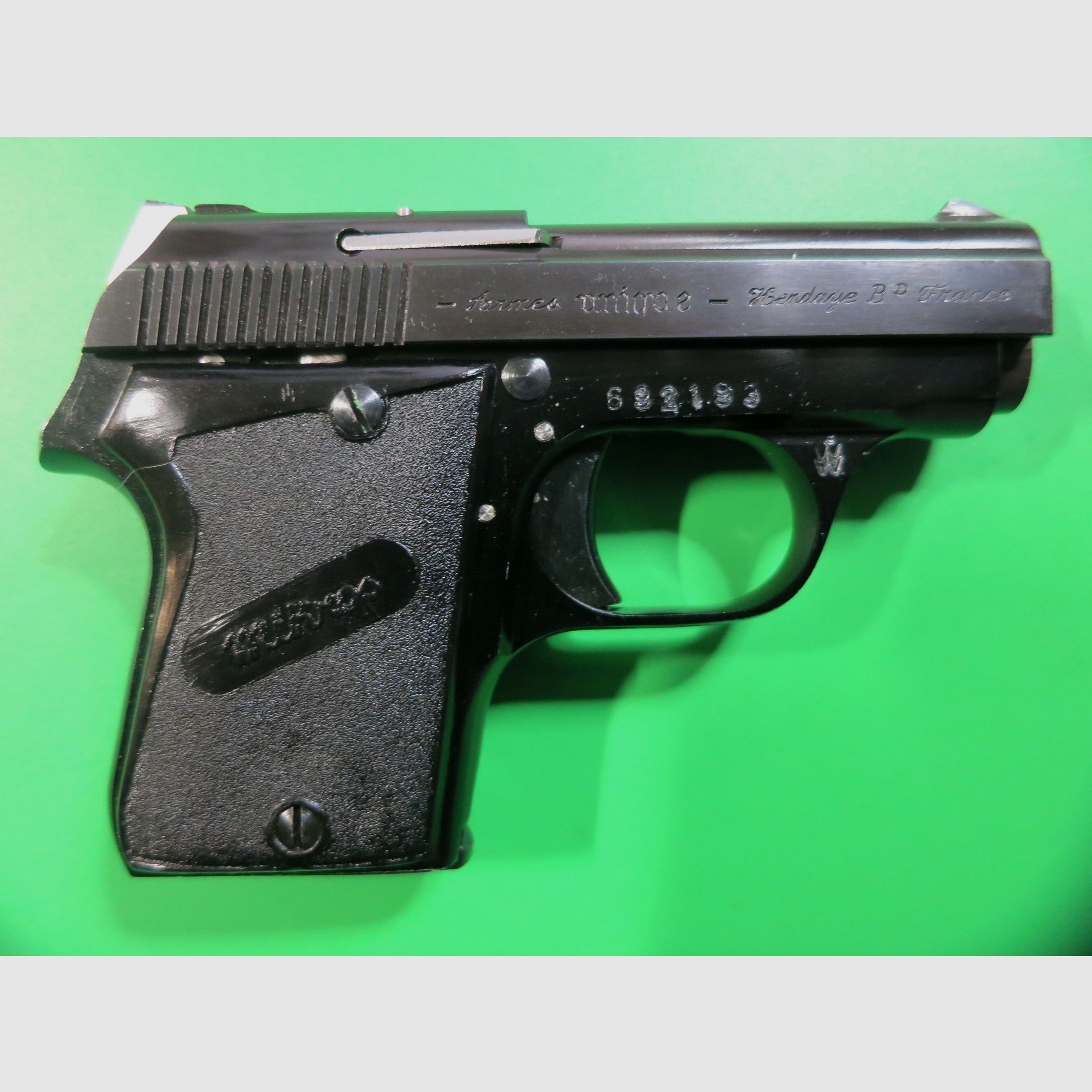 Mikros "K" (Armes Unique MAPF), Kal. 6,35 mm Browning, Box + Zertifikat      #61, Bild 4 von 7