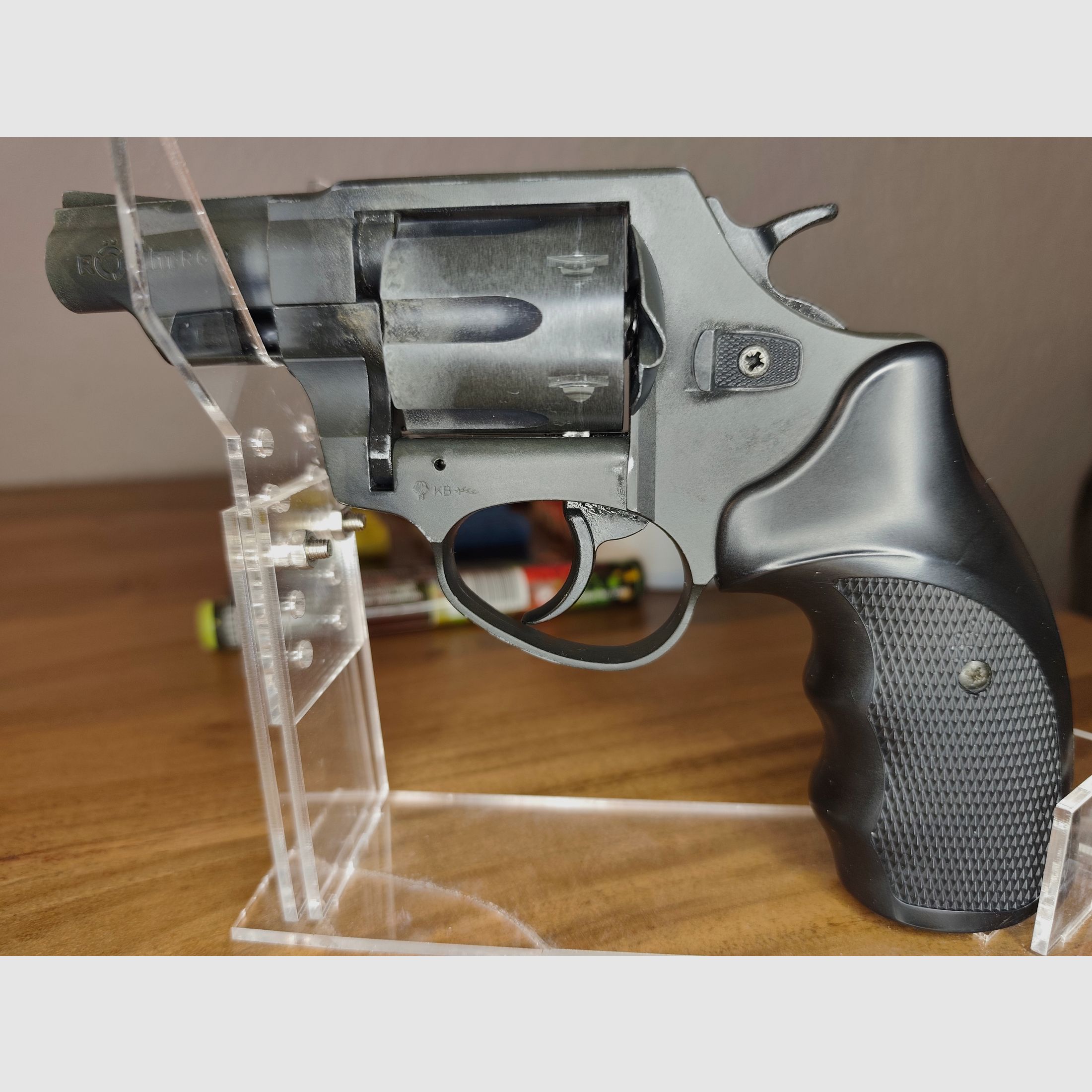 Röhm RG 89 PTB 451 9mm revolver New Year's set 40xpyro effects + 50 shots ammunition