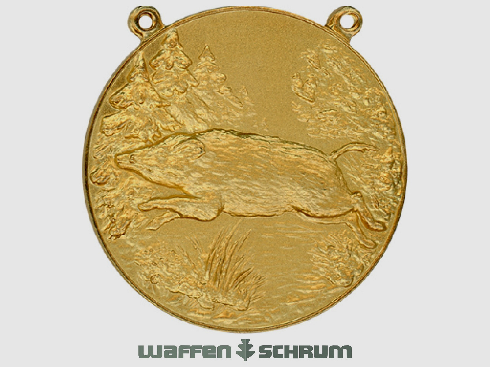 Medaglia Steinhauer&Lück Cinghiale con catena dorata