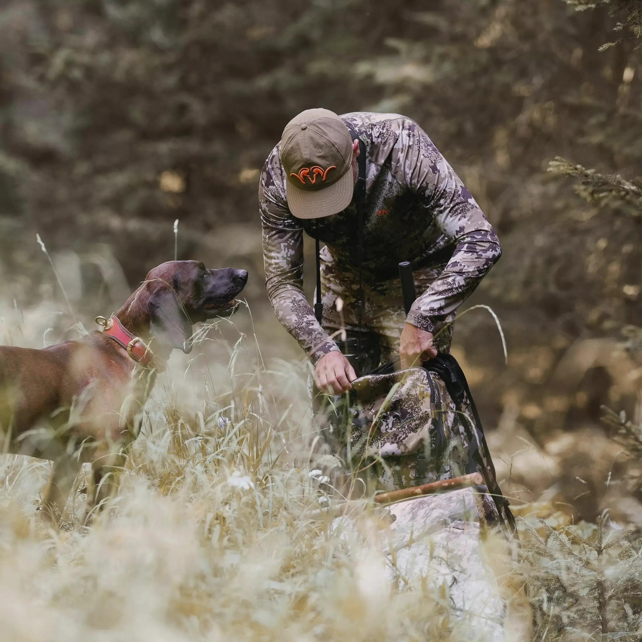 Blaser Męska Koszula Tech z Długim Rękawem 23 Hun Tec Camo, zdjęcie 8 z 8