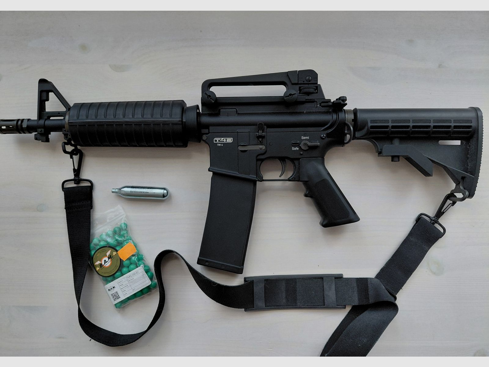 T4E TM4 CO2 RAM Gewehr Kal. 43 schwarz gebraucht
