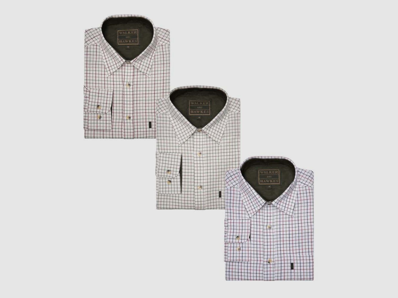 Walker and Hawkes Heren 100% Katoenen Brocton Country Shirt, afbeelding 1 van 4