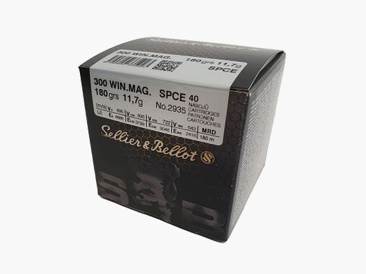 MUNITION PATRONEN SELLIER & BELLOT 300WM SPCE X40