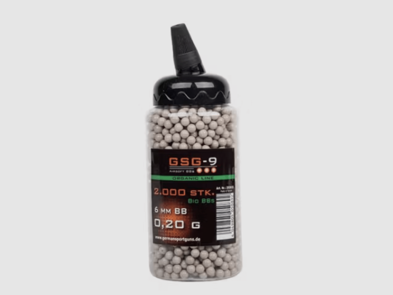 GSG-9 Air-Soft BIO BB’s 6mm – 0.20g – 2000 pcs.