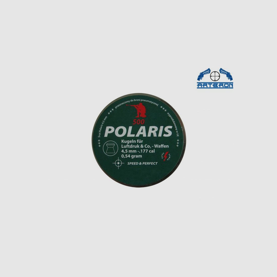 Śrut Diabolo Polaris płaski gładki kal. 4,5 mm