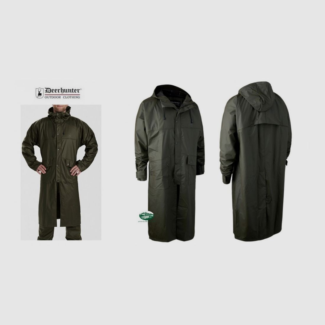 DEERHUNTER Long waterproof jacket Hurricane 5173