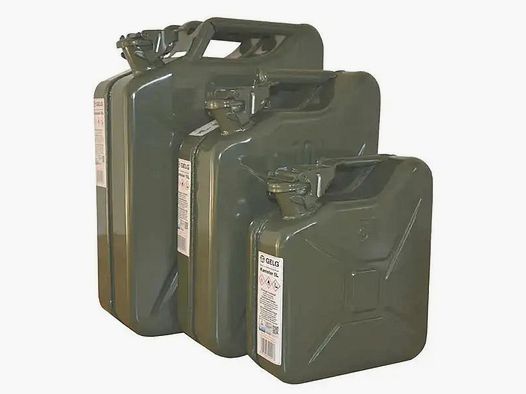 A. Blöchl A. Blöchl Nato Benzinkanister Stahlblech Neu - 10 L
