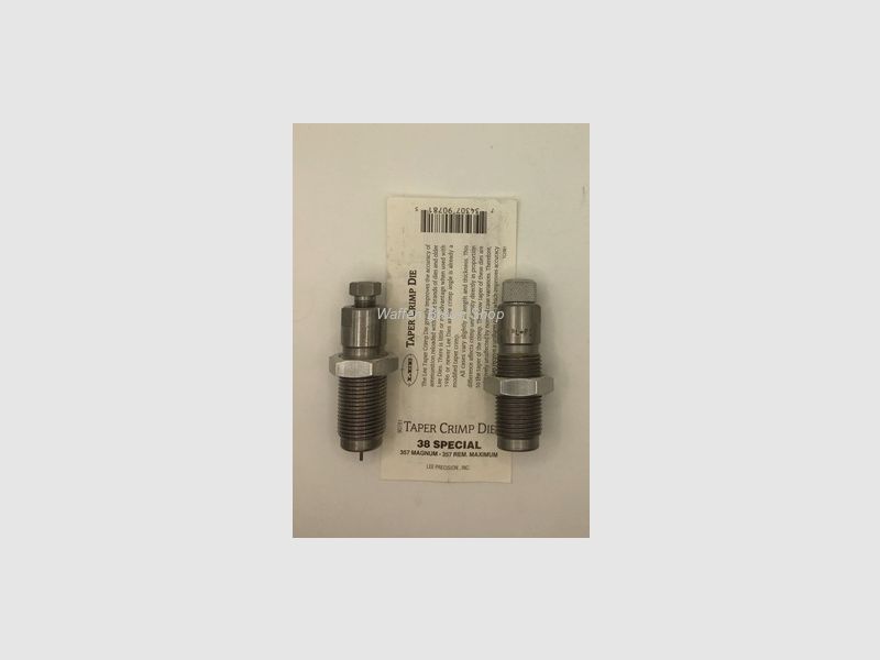 Lee Taper Crimp Die . 38 Special, .357 Magnum, .357 Rem. Maximum. 2er Pack