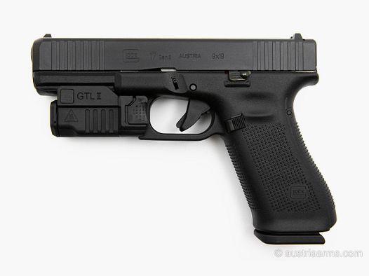 Glock 17 Generation 5 mit Glock GTL II, neuwertige Gebrauchtwaffe, 9 x 19 mm