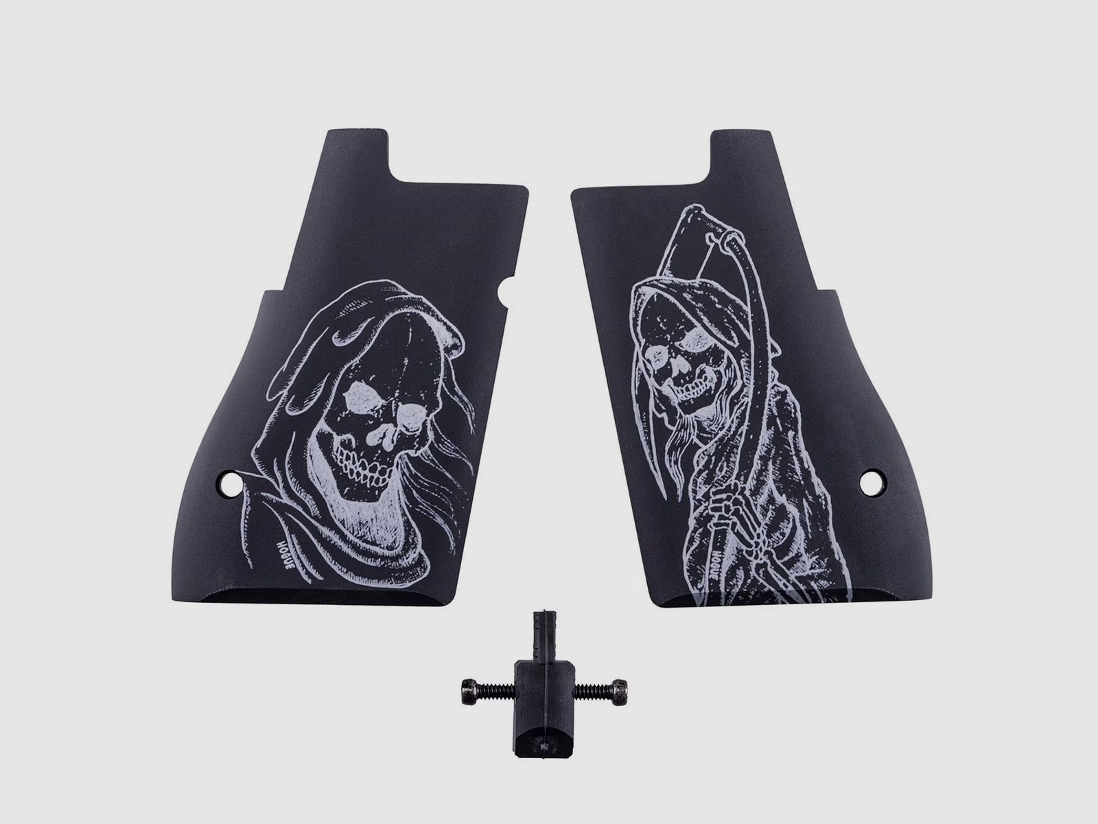 Magnum Research Desert Eagle Griff , Hogue Aluminium Griff mit Grim Reaper