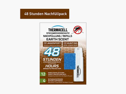 Thermacell E-4 48h Nachfüllset Jagd  Kompatibel mit Thermacell Handgeräten
