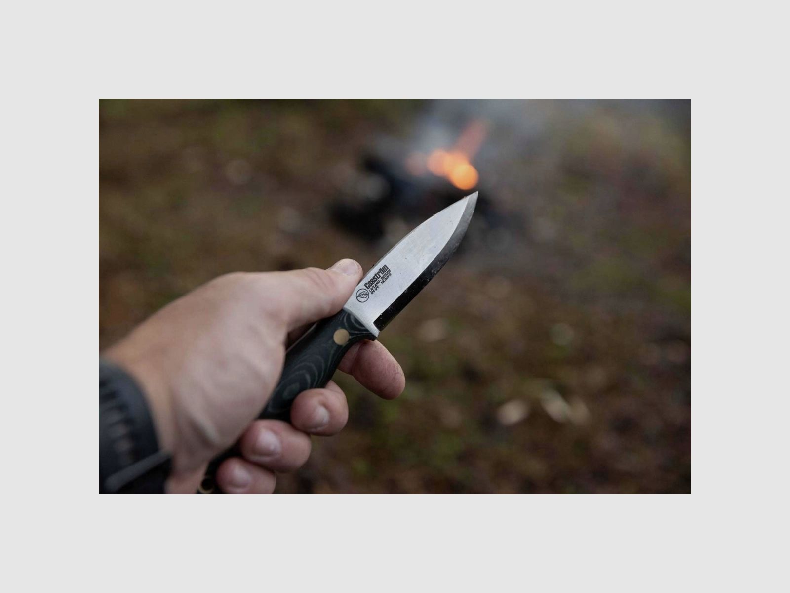 Nóż Stały Casstrom No.8 SFK 14C28N Zielona Micarta Bushcraft, zdjęcie 10 z 12