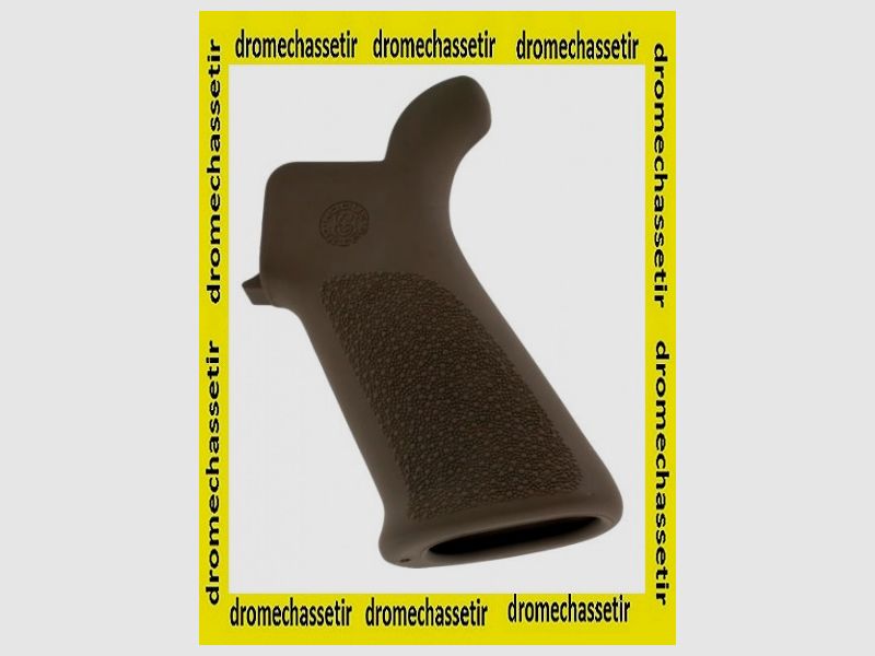 Hogue-Griff mit Gummi-Griff und ohne Fingerabdrücke mit Beavertail für AR15, M4, FDE