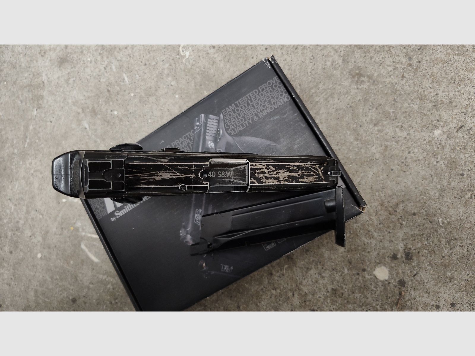 Smith&Wesson M&P 40 TS Blowback SCHWARZ, CO2 Airsoft 6mm BB