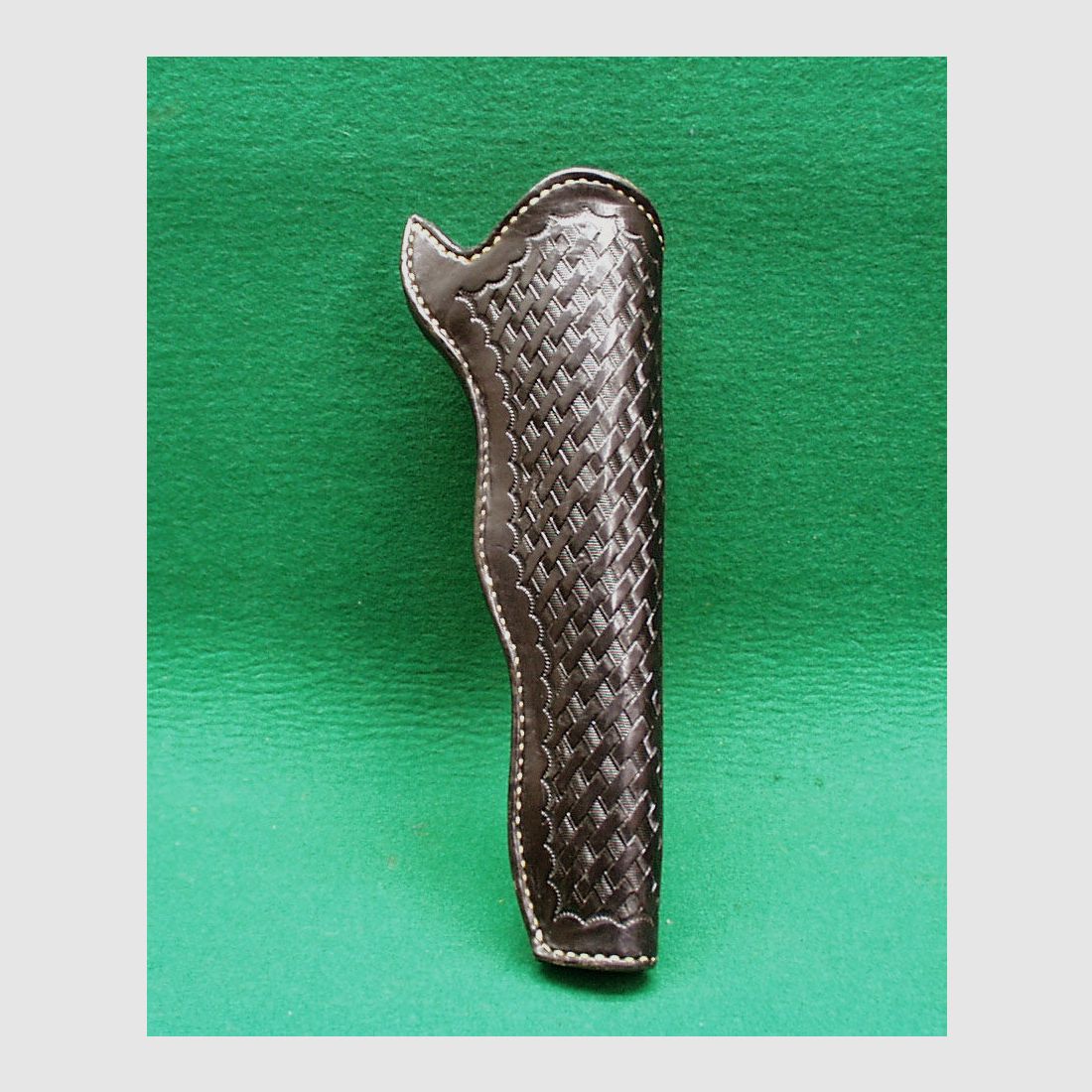 Holster in pelle su misura, nero, per revolver da 8"