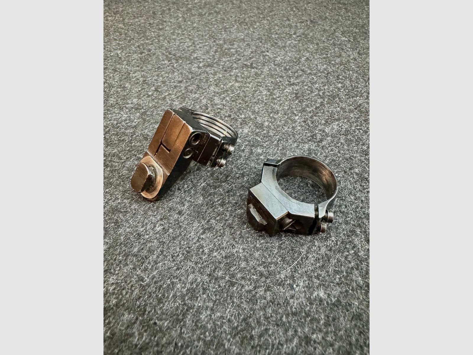 EAW Schwenkmontage Oberteile, Ring 1 Zoll (25,4mm) Vorderfuß Kröpfung 