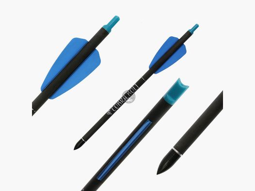 [Vorteilspack] Carbonbolzen | X-BOW FMA Bolzen für Cobra System, Cobra R9 + R10 & Adder | 7,5 Zoll | Standard - 20 Stück