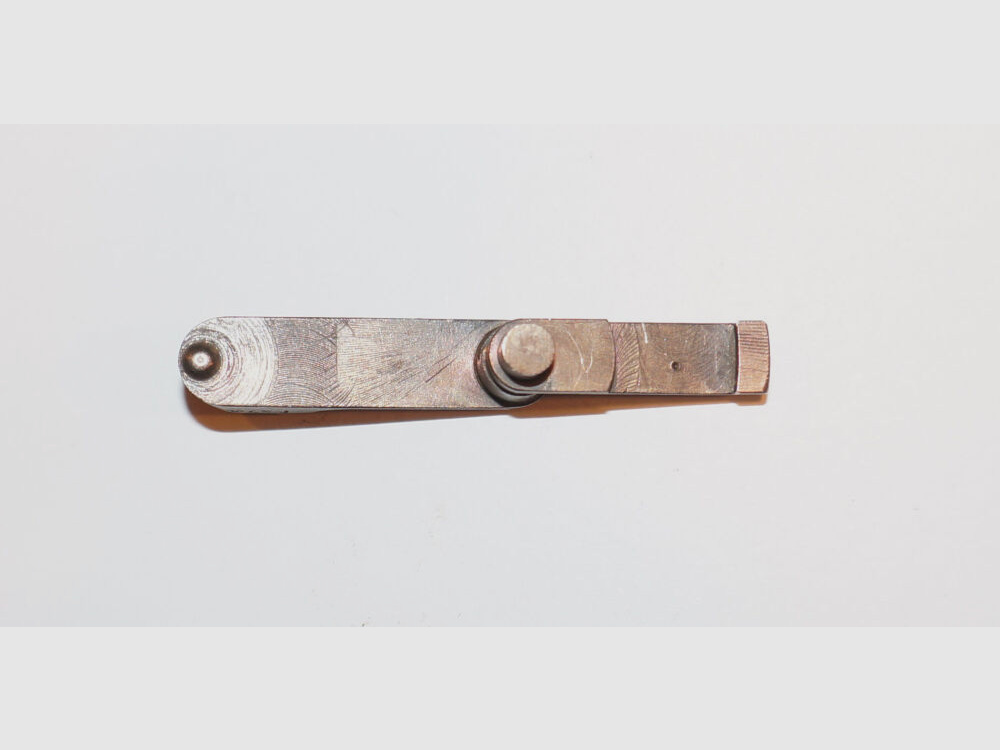 Waffenfabrik Bern Gebraucht Sperrhebel für Schweizer Ordonnanzpistole Parabellum 1906, Kal. 7,65mmPara, W+F P08