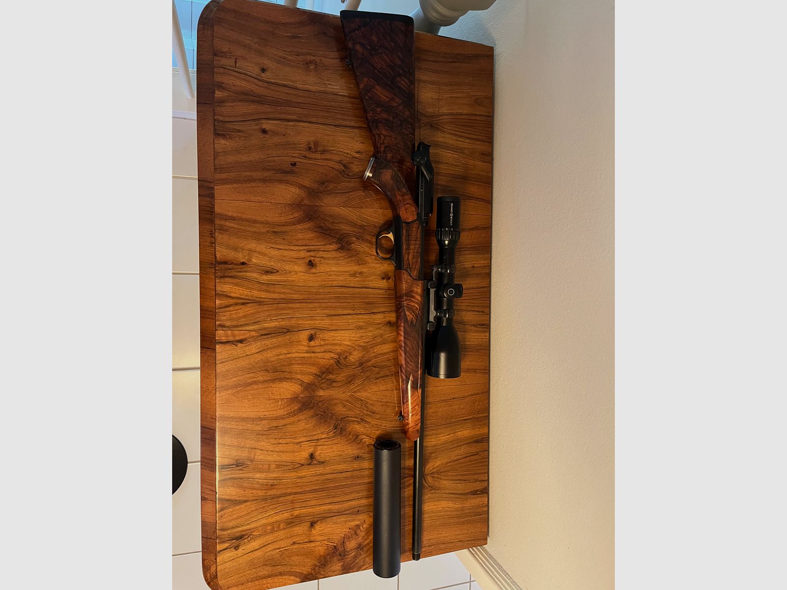 Blaser R93 Custom .3006 Arme de rêve Schmidt et Bender montage sur selle Mallette Blaser Silencieux, image 7 sur 9