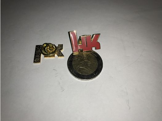 PIN Heckler&Koch, HK, aus Metal, emailliert