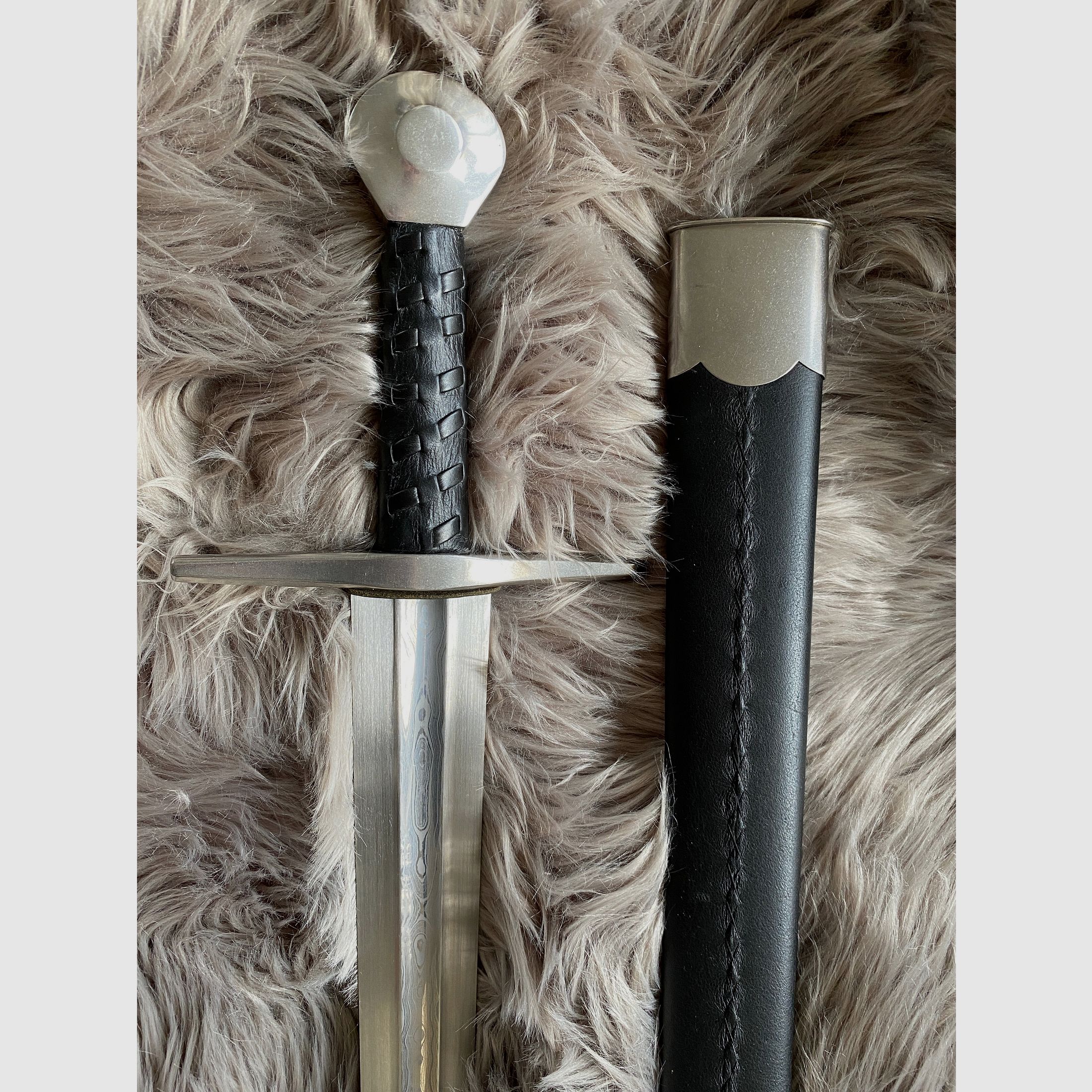 Zwaard Replica · Sir William Marshall met Damaszenerstaalblad