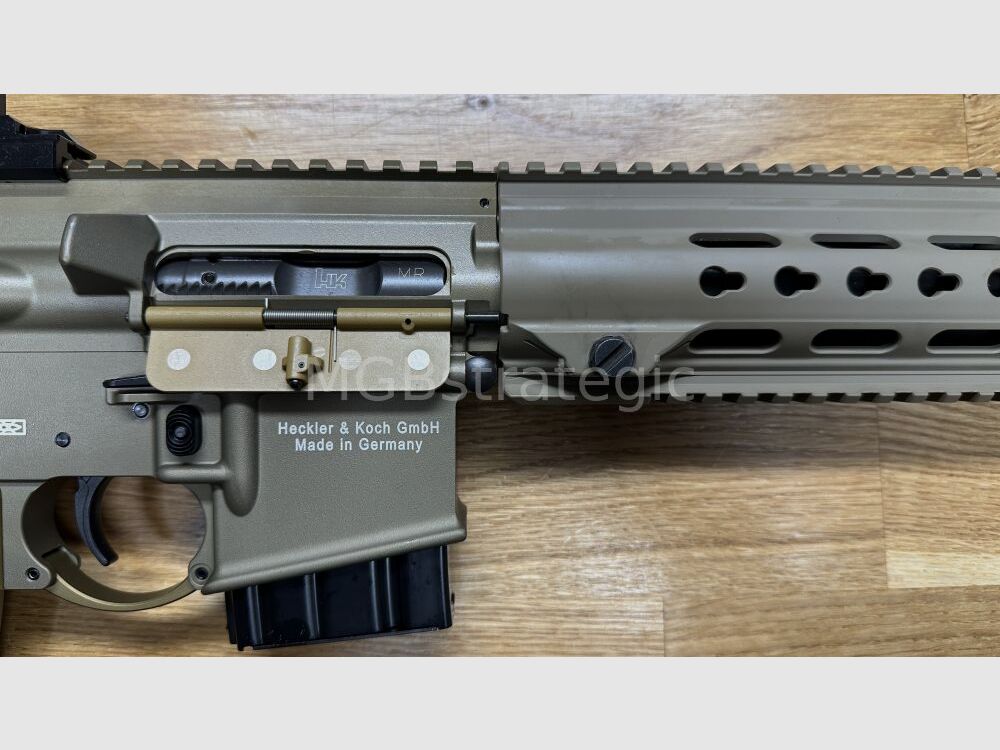 sportlich zugelassen! - Heckler & Koch MR223 A3 Slim-Line 16,5" Lauf halbautom. Büchse .223Rem - langer Handschutz - Farbe sandfarben - sportlich zugelassen!